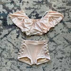 Custom Two Piece Swimsuit Inspired Dance Costume